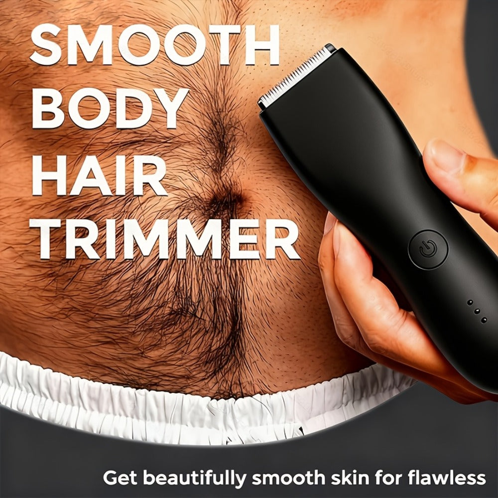 Professional Body Hair Trimmer, IPX6 Waterproof with Replaceable Blades. Men's Groin and Body Hair Trimmer, Electric Ball Trimmer with Replaceable Ceramic Blades for Grooming, Beauty Scissors, Men's Razor, Bikini Trimmer for Women, Father's Day Gift