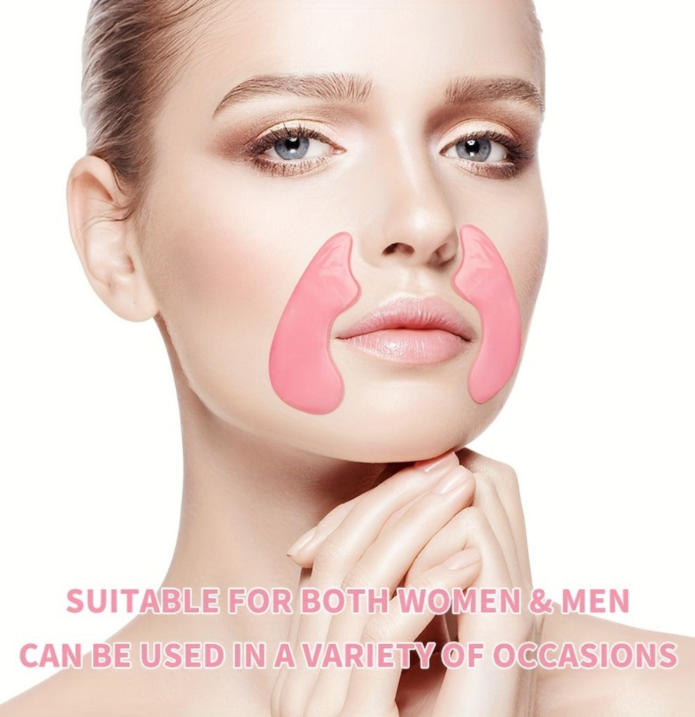 ILISYA Smile Lines Patches, Watermelon Collagen Face Mask, 15 Pairs in 3 Boxes, Contains Niacinamide Caffeine And Variety Plant Extracts, Deep Moisturizing And Hydrating