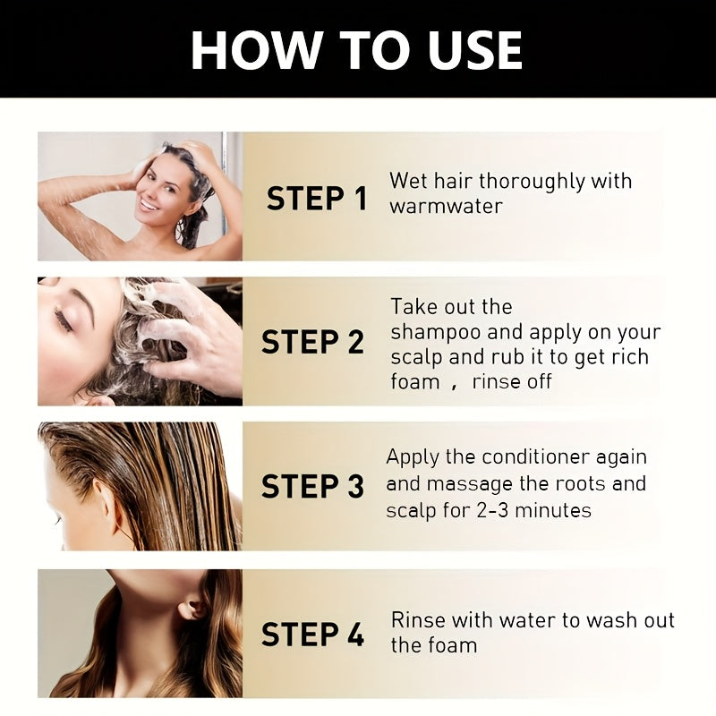 Keratin Hair Care 5pcs Set: Keratin Shampoo, Conditioner, Hair Mask, And Essential Oil - | Deeply Cleanses | Strengthens Roots | Repairs Split Ends | Volumizes And Nourishes |Hair Care Products | Keratin Heat Protection |Christmas Gift