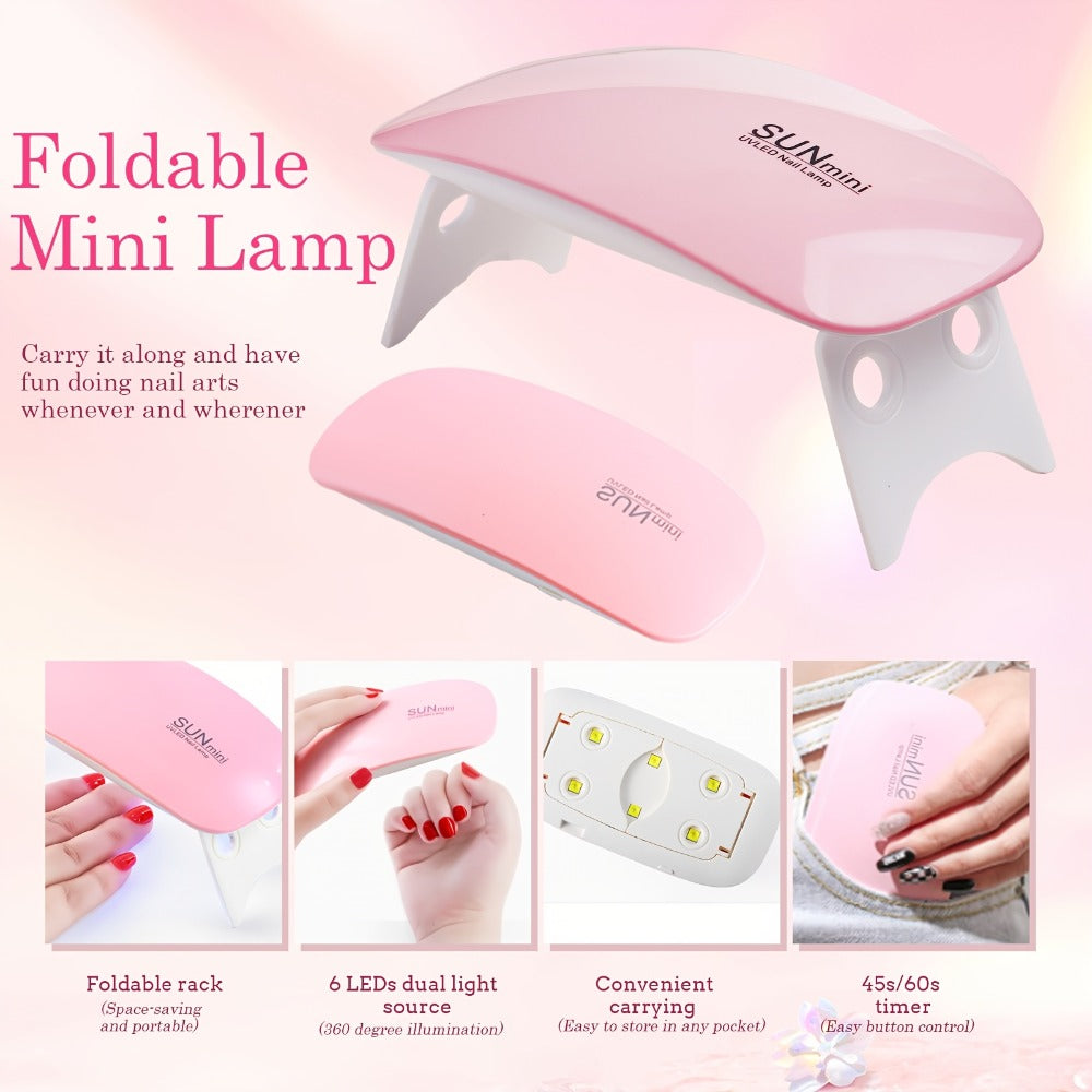 12pcs Polyester Stretch Gel Manicure Set, Polyester with Mini Nail Light, Bicolor, Synovial Fluid Base Coat Polyester Gel Finger Kit Base Coat Polyester Gel Finger Sleeve