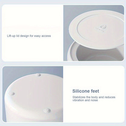 Ultrasonic Denture Cleaner Machine Electric Jewelry Glasses Cleaning Device - One-Touch USB Rechargeable 3 Speeds Auto Timer 180ml Tank Portable