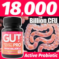 Probiotics 18000 Billion Active CFU, Lactobacillus & Bifidobacterium Strains Supporting Digestive And Gut Health, for Women & Men, 60 Capsules