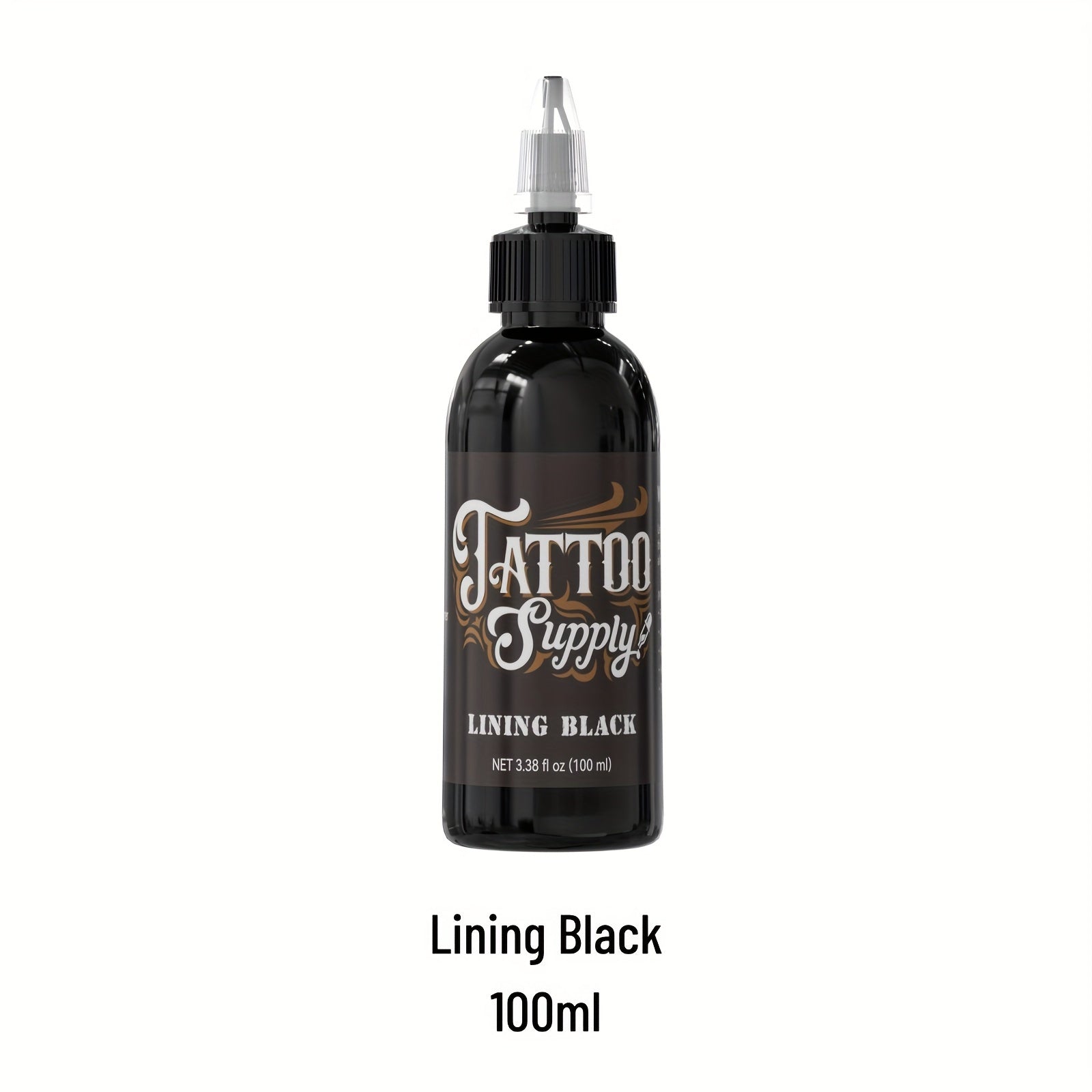 1pc of Neebol Premium Black Tattoo Ink, The Darkest Super Black Ink, Ideal for Outlining, Shading, And Blending. This Premium Shading Solution Offers Vibrant And Bright Results