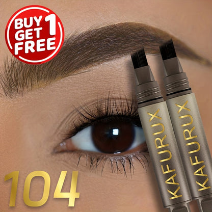 Long-Lasting Waterproof Eyebrow Pencil 2pcs Set - Sweatproof Brow Makeup with Eyebrow Powder & Setting Formula, Easy to Use, Brown, Earth Tone & Black Eye Makeup for All Skill Levels
