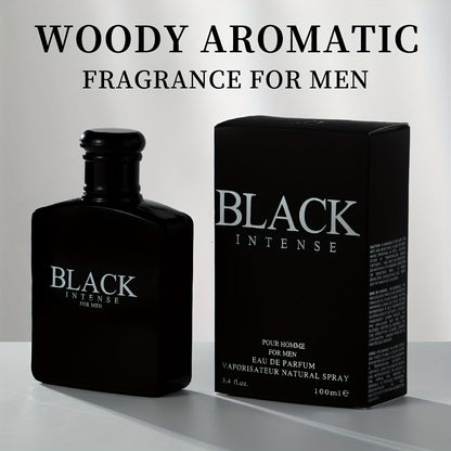 Men's Eau de Toilette Spray 3.4oz 100ml - Woody Fresh Masculine Cologne with Sage Lemon Absinthe Long Lasting EDT Fragrance for Men
