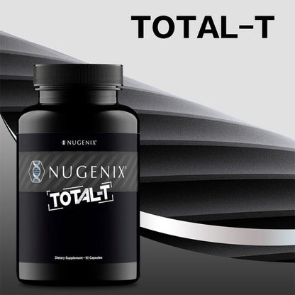 Total-T Men's Health Supplement with L-Citrulline, Fenugreek & Vitamin B6 - Testosterone Support, Mood & Energy Booster for Men - Daily Male Wellness Formula - 2 Bottle Pack