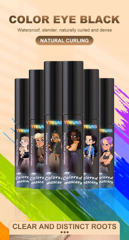 Volume & Lengthening Mascara — Thickening Curling Long-Lasting Formula | Plant Squalane | Dramatic Lash Look | 6 Shades | Daily & Party Wear