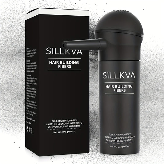SILLKVA Hair Fiber Spray Applicator Kit - Precision Application For Instant Fullness, Natural Looking Coverage, 0.97oz
