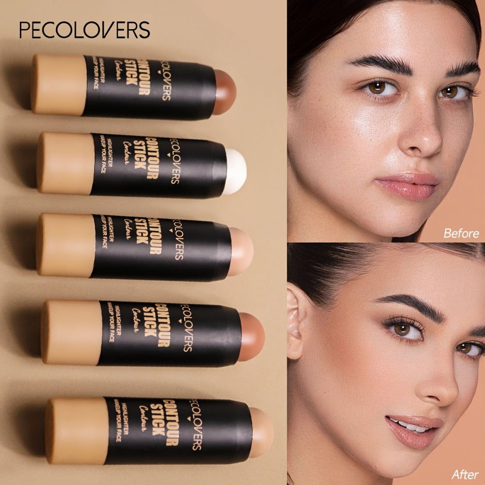 Full Coverage Concealer Cream Set 5 Pieces — Flawless Dark Circle & Pore Coverage, Silky Smooth Texture, Buildable Medium-to-Full Coverage Foundation Concealer for Face & Body
