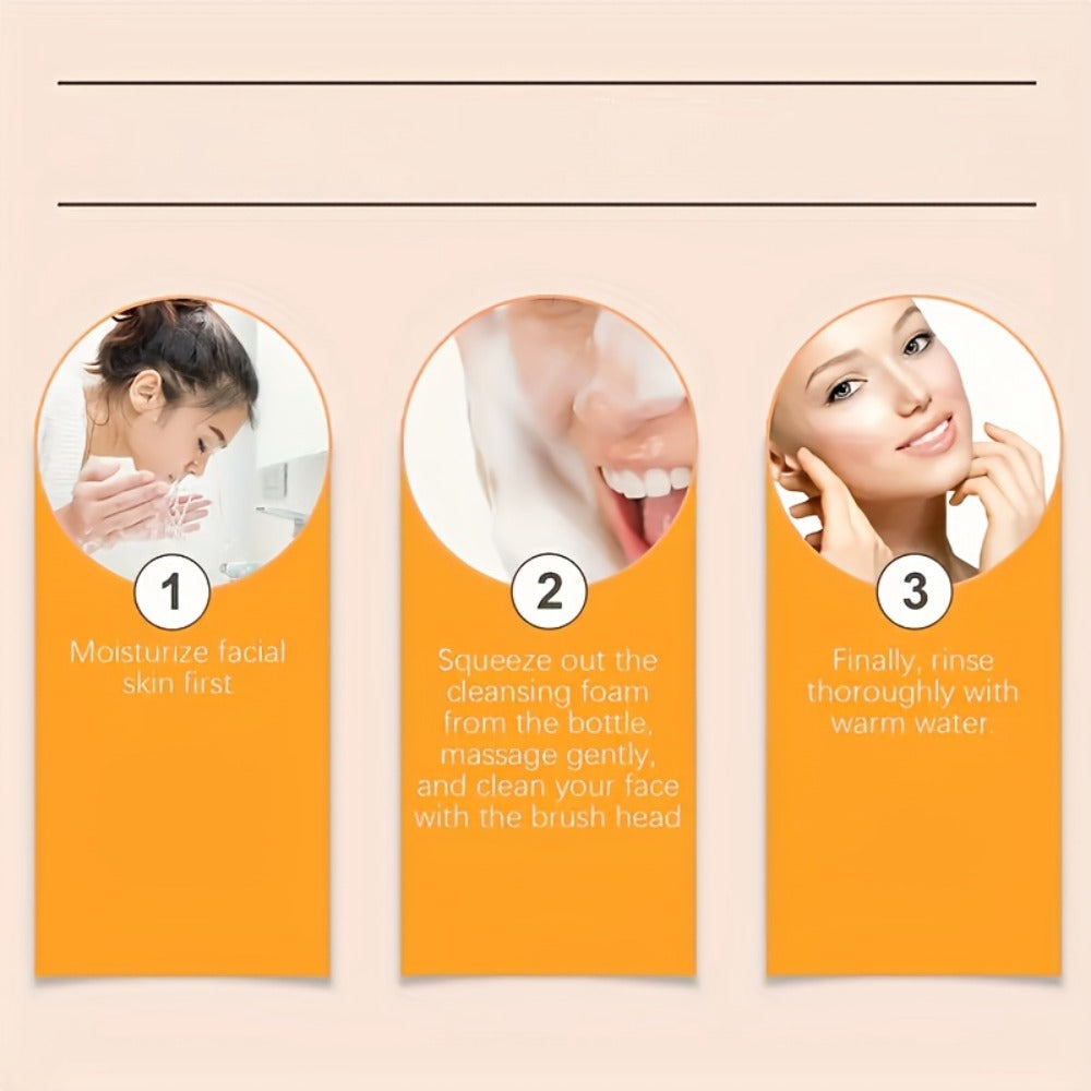 2pcs Turmeric Skincare Facial Cleanser, Controls Oil, Refines Pores, Deeply Cleanses The Face, Moisturizes The Skin, Gently Balances Oil, Rich in Kojic Acid And Turmeric, Suitable for Both Men And Women, The Best Christmas Gift, Travel-Friendly