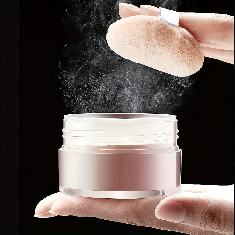 BB Cream Foundation & Luxury Setting Powder Set — Waterproof Matte Oil Control with Brush & Powder Puff, Long-Lasting Smooth Formula, 3 Shades