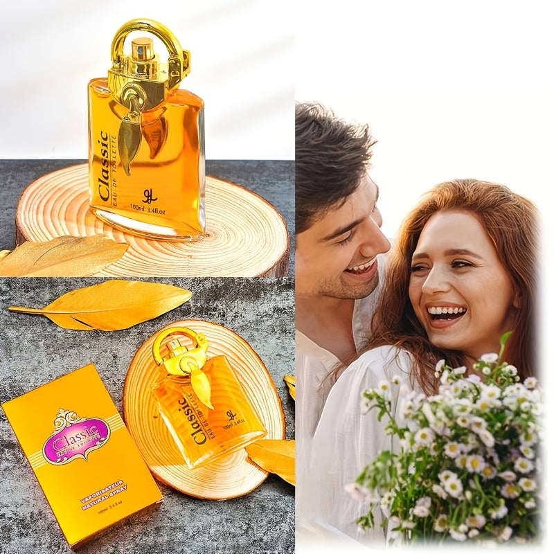 Sophisticated Women'S Fragrance from Dubai, Sultan Amber Perfume Spray - 100Ml/3.4Oz Arabian Eau De Toilette Featuring Classic Golden Oil, Offering a Long-Lasting And Refined Aroma That Is Intense, Refreshing, And Floral, Perfect for Everyday Use