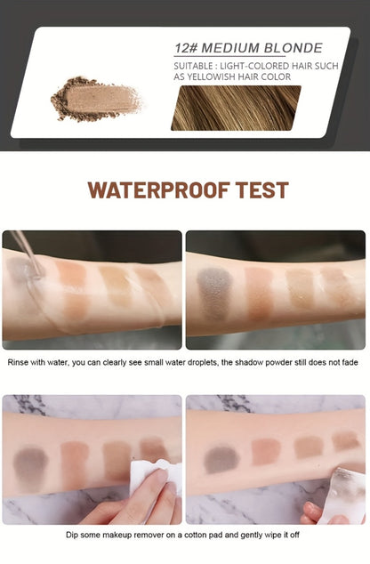 Hairline Shadow Powder Stick 2-Pack - Waterproof Hairline Concealer Pen for Instant Root & Hairline Coverage, Natural Finish, 5 Shades Available