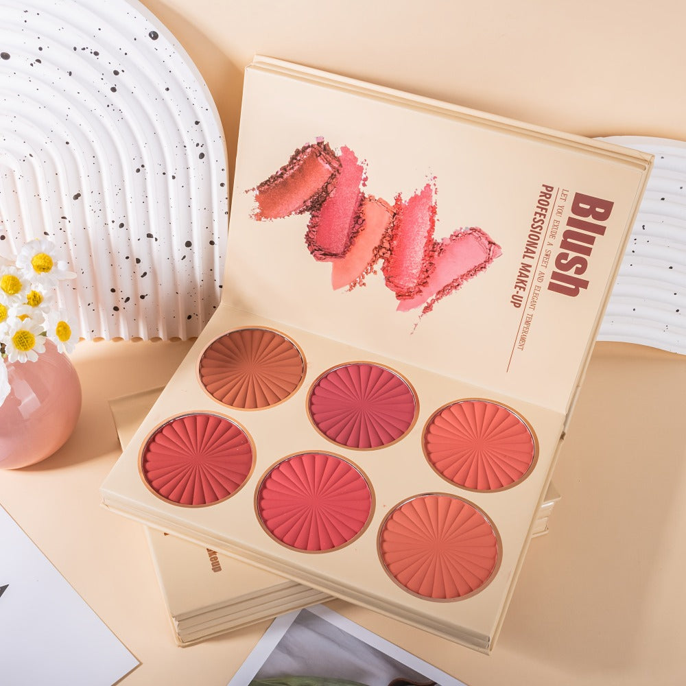 Eyeshadow Palette 43 Colors Book-Style Folding Matte Shimmer Contour Blush Highlighter Powder All-in-One Multifunctional Makeup Palette