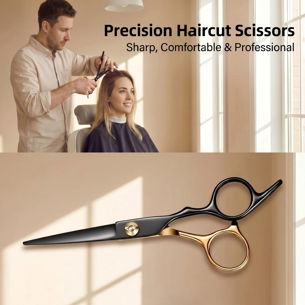 13 PCS Hair Cutting Scissors Kit, Professional Barber Shears Set With Hair Scissors Thinning Shears, Hair Cutting Shears Hair Cut Blending Salon Scissor For Men Women