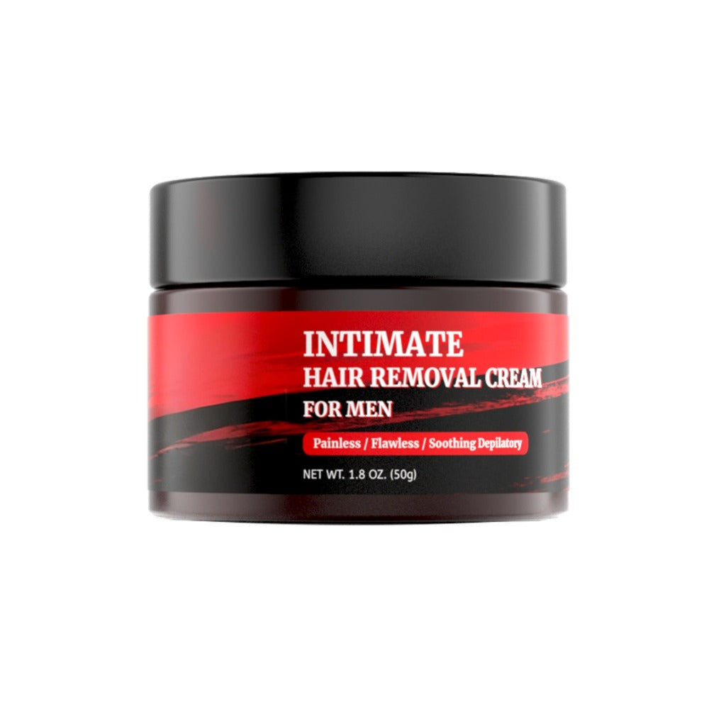 Men'S Intimate - Gentle, Painless Depilatory for Sensitive Areas, Back, Chest & Body Hair, Fast-Acting Formula for Coarse Hair - Male Summer Companion - 1.8 Oz (50 G)