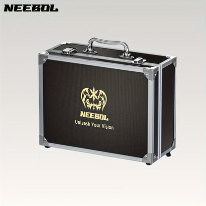 Aluminum Tattoo Case Organizer Large Capacity - Tattoo Kit Storage Box Carrying Case for Tattoo Tools, Nail Art, Makeup & Cosmetics, Portable Travel Train Case, Black