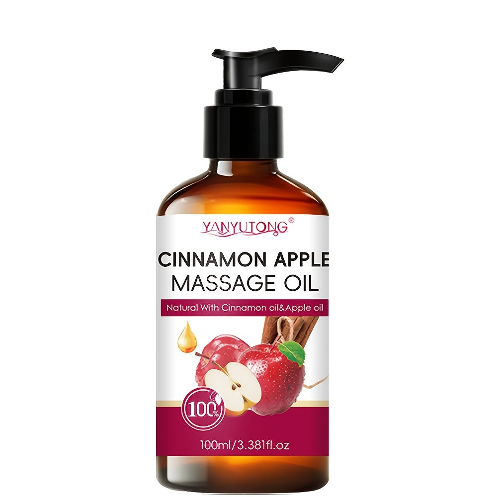 Natural Moisturizing Massage Oil 3.38oz - Nourishing Body Oil with Turmeric, Rosemary, Lavender & Cherry Blossom, Glycerin Formula for All Skin Types, Gentle Non-Irritating Skincare Gift