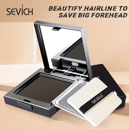 Hairline Powder Root Touch Up — SEVICH 12g Gray Coverage Hair Shadow, Bald Spot Concealer, 24H Stain-Proof with Plant Squalane, for Women & Men, Coffee