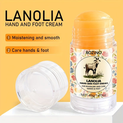 Foot Cream Stick for Dry Cracked Heels – Portable 40g Stick Design with Vitamin E & Aloe Vera, Long-Lasting Hydration for Hands, Feet, Elbows & Knees, 3pcs