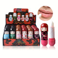 Set of 24 Lip Balms in a Charming Doll Design, Keeps Lips Safe, Provides Lasting Hydration, And Helps Avoid Dryness Each X 24