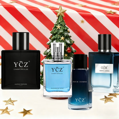 Men's Cologne Gift Set - Eau de Parfum Lavender Fresh & Warm Woody Long Lasting Fragrance, Multi-Piece Sets 2 3 or 4 Bottles, Perfect for Dates Office & Everyday Wear