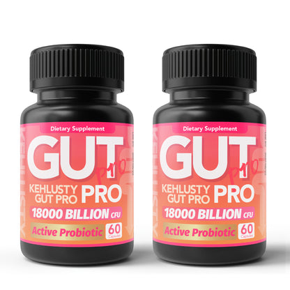 Probiotics 18000 Billion CFU Capsules | Lactobacillus & Bifidobacterium Multi-Strain Formula | Digestive & Gut Health Support for Women and Men | 60 Capsules Per Bottle