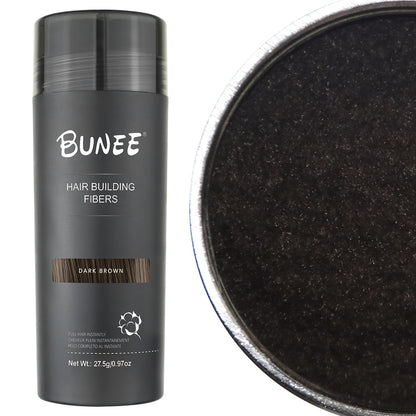 Hair Building Fibers Instant Thickening Powder for Thinning Hair — Natural Volume & Density, All-Day Hold, Washable & Non-Staining, 7 Color Options for All Hair Shades