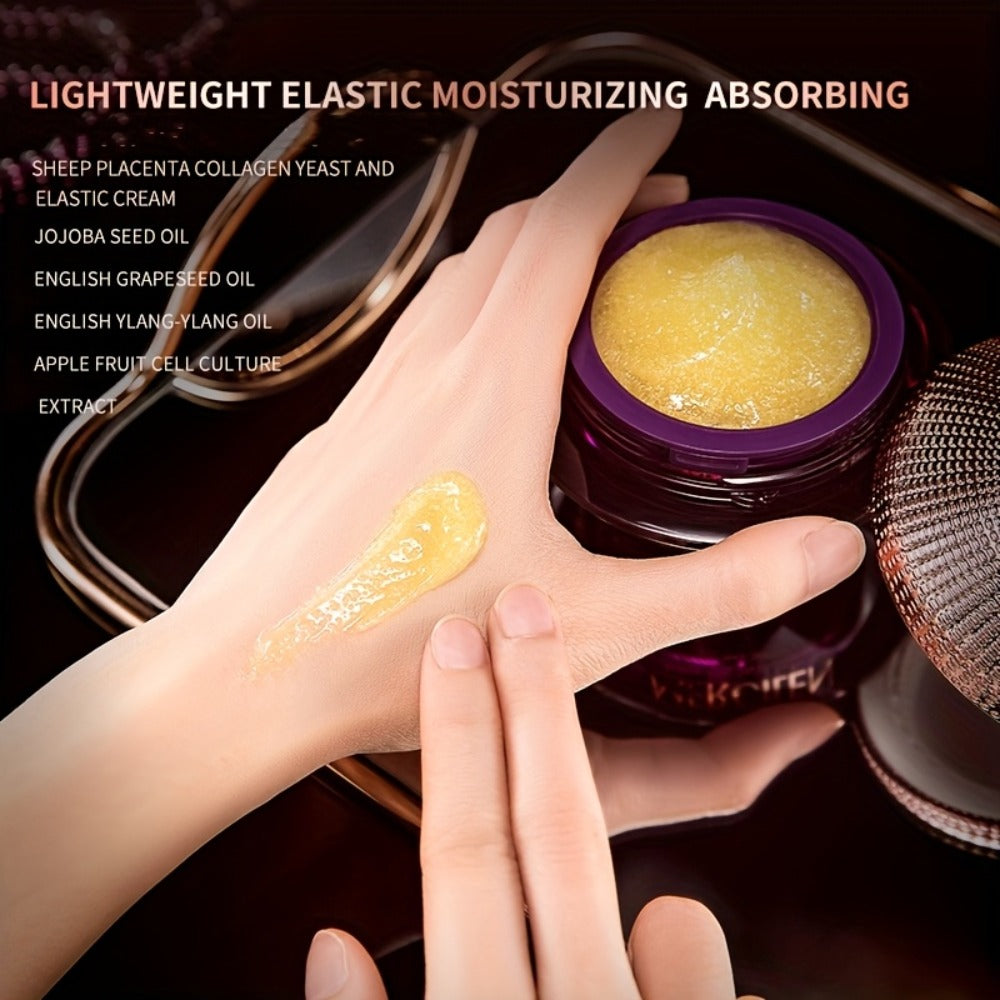 Sheep PlacentaCollagen Moisturizing Cream 50g, Containing Collagen, Hvaluronic Acid, Niacinamide And Plant Saualane And Other Mildingredients, Deep Moisturizing And Moisturizing, Make The Light Beige Hydrated And Smooth, Plant Squalane