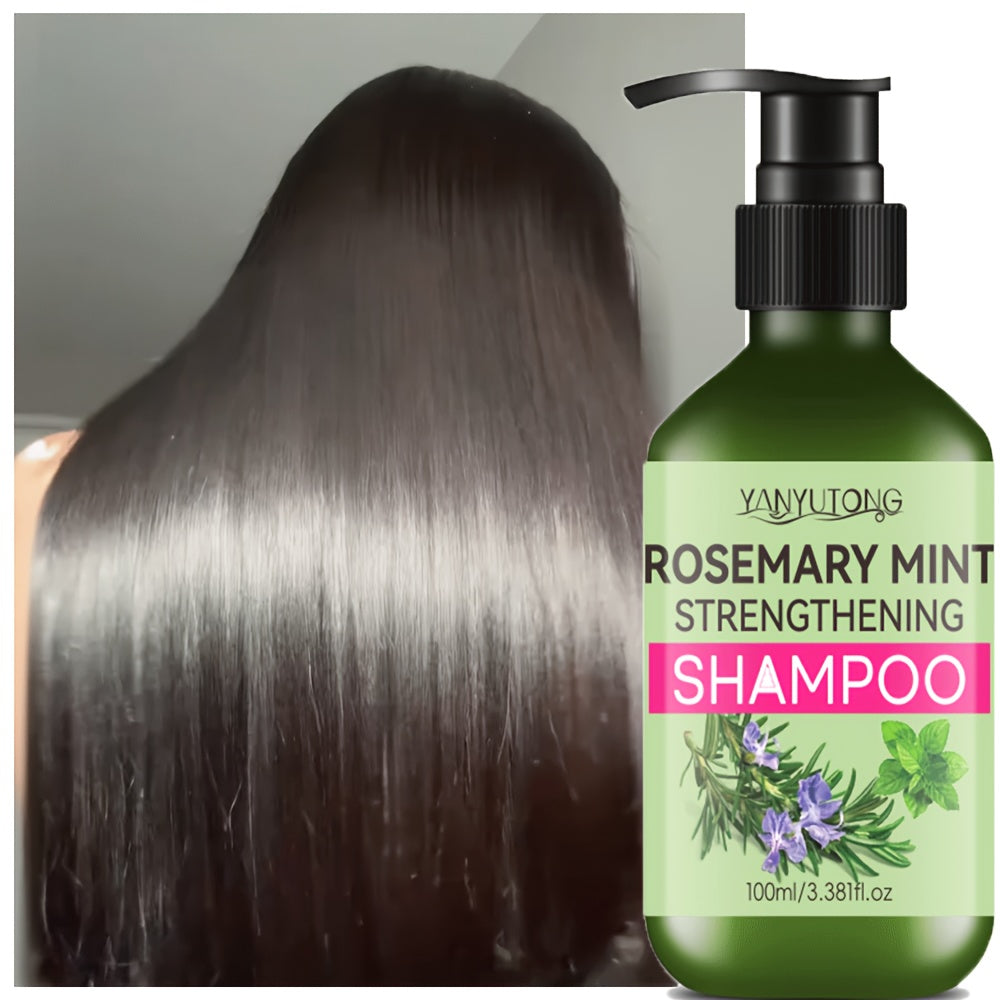 Rosemary Hair Care 3pcs Set - Rosemary Mint Shampoo Rosemary Mint Conditioner Rosemary Fragrance Essential Oil - Contains Rosemary Extract, Which Is Intensely Fragranced, Moisturizes Hair, Cares for Hair Roots, Unisex, Hair Care Set, Hair Care Essentials,