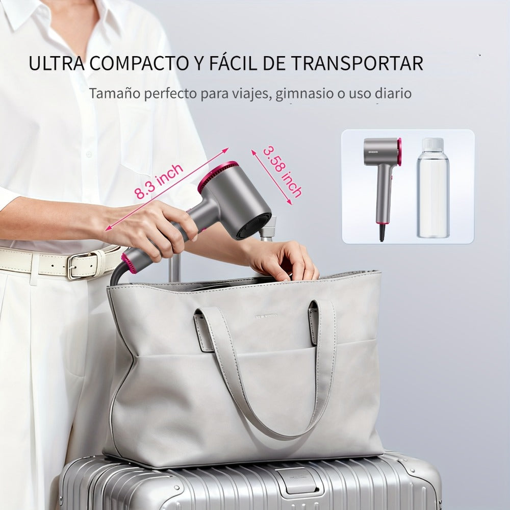 Quick-Drying Hair Dryer Featuring a Diffuser for Curly Hair, 1875W Professional Ionic Blow Dryer Suitable for Both Women And Men, Lightweight And Powerful Portable Hair Dryer Ideal for Travel, Perfect Gift for Friends And Partners