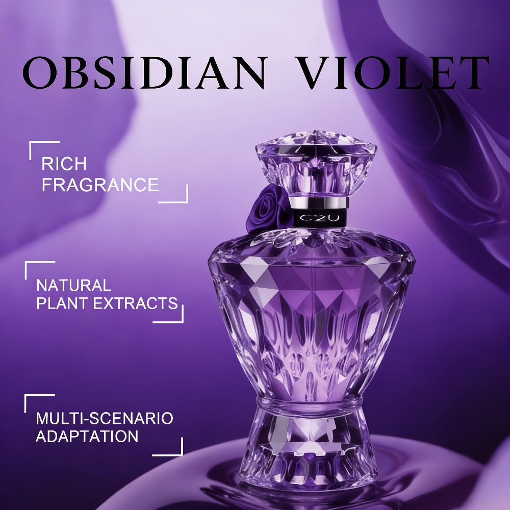 Women's Perfume Eau de Parfum - Mysterious Purple Floral Woody Musk Long Lasting Fragrance for Daily Wear & Dates, Elegant Gift for Her, Perfect for Valentine's Day Christmas & New Year, 75ml