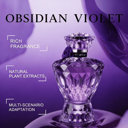 Women's Perfume Eau de Parfum - Mysterious Purple Floral Woody Musk Long Lasting Fragrance for Daily Wear & Dates, Elegant Gift for Her, Perfect for Valentine's Day Christmas & New Year, 75ml