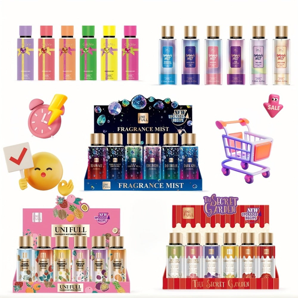 Hair & Body Perfume Mist for Women 8oz - Long-Lasting Fragrance Spray for Hair and Body - Lightweight Scented Mist for Dates Parties and Everyday Wear Gift for Her