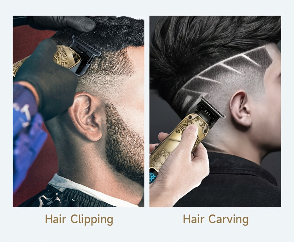 Foil Shaver for Men — Electric Razor, Beard & Mustache Trimmer, Cordless Head Shaver for Bald Men | Barber Shears Haircutting Kit | Father's Day Gift for Dad