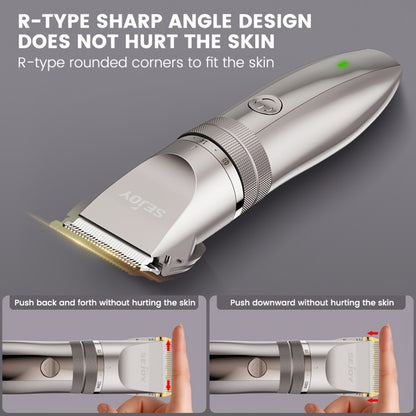 Electric Beard Trimmer for Men Cordless USB Rechargeable Precision Dial 5-Level Adjustable Mustache Trimmer Grooming Tool Men's Gift Facial Hair Trimmer
