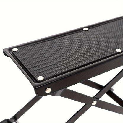Pedicure Footrest Stand Adjustable 4-6 Level Non-Slip Portable Foot Rest for Nail Care - Professional Manicure Pedicure Tool for Salon & Home Use