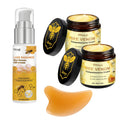 3pcs Of Bee Venom Combination Set - Equipped with Scraping Board - Containing Collagen, Honey And Retinol, Massage And Lift The Facial And Neck Skin, Making The Light Beige Skin Firmer. Women's Beauty Products Are Holiday Gifts