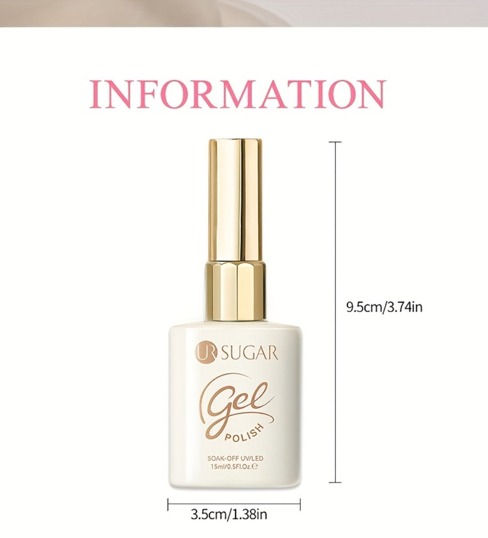 1 UR SUGAR Magnetic Gel Nail Polish - Quick-Dry Soak Off Cat Eye Magnetic Formula Suitable for /LED, Magnetic Stick Compatible Gel Polish - Professional & for Nail Art, Fall Winter Plum & Bordeaux Hues