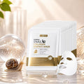Snail Collagen Hydrating Mask 20pcs/Set, Target Radiant Skin, Facial Mask Sheet, for All Skin Types