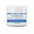 [Perfect Christmas Gift] 60% Urea Cream With 2% Salicylic Acid - Deep Moisturizing And Nourishing Foot And Hand Lotion, Softens Dry, Cracked Skin, Exfoliates Dead Skin, Jojoba Oil And Avocado Oil Infused, Hypoallergenic, 1.76Oz, Gift, Perfect Christmas Gi