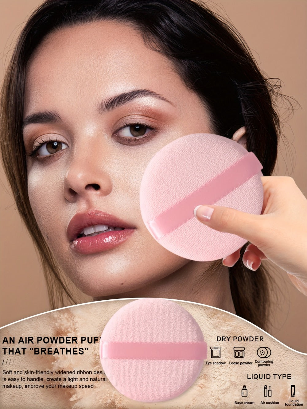 46pcs Makeup Brush And Sponge Set Professional Makeup Brush Set Triangle Foundation Puff Cleaning Foundation Puff Makeup Tool Set