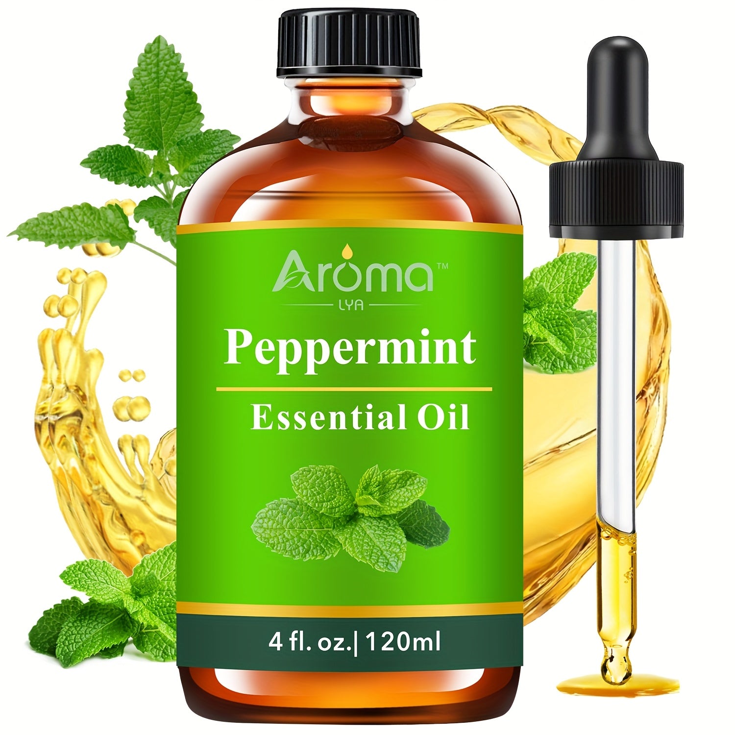 Peppermint Essential Oil - 2.03oz/ 4.06oz Available- Lemon/ Rose/ Lavender/ Frankincense/ Coconut Vanilla Essential Oils, Suitable For Humidifiers, Diffusers, Candles, Car Air Fresheners, Hotel Diffuser Fragrance Oils, Easter Gift Wholesale