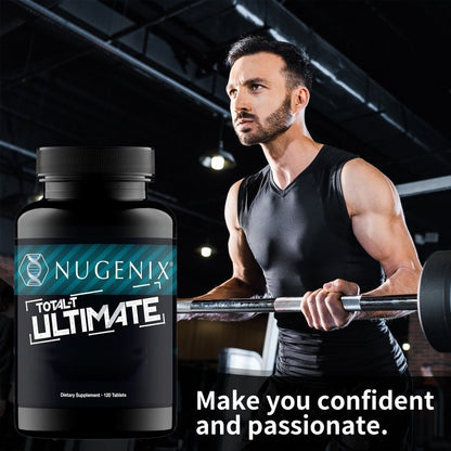 Testosterone Support Supplement with D-Aspartic Acid, Horny Goat Weed, Tribulus & Maca – Mood, Muscle Health & Vitality Booster for Men, 2 Bottle Bundle