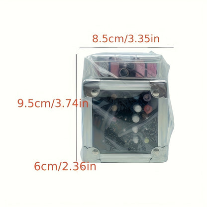 Nail Drill Bit Set Tungsten Steel & Ceramic Grinding Heads with Storage Box for Gel Removal Nail Enhancement Polishing Shaping Multi-Grit Abrasive Bands Coarse Medium Fine Electric Nail Drill Machine