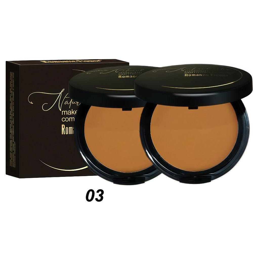 Matte Setting Powder Palette Waterproof Sweat-Proof Buildable Coverage Squalane Formula Brightening Contouring Face Powder for All Skin Tones