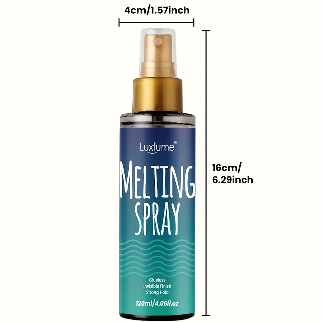 Glueless Lace Melting Spray Suitable for Invisible Wig - Quick-Dry Maximum Hold Formula, No Residue Bonding Glue for Daily Wig Application, for &, Suitable for Hairpieces, Wig Glue, Hair Attachment Liquid