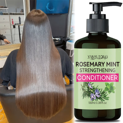Rosemary Mint Shampoo & Conditioner with Rosemary Extract — Moisturizing, Strengthening Hair Care for All Hair Types, Unisex, Available as Shampoo, Conditioner or Set