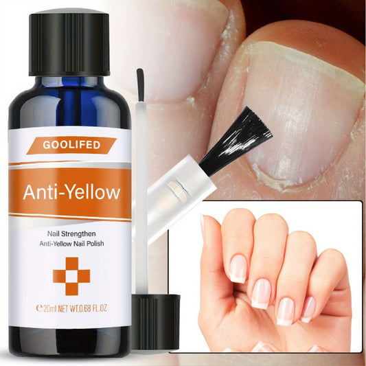 Anti-Yellowing Nail Strengthening Liquid, Extra Strong Nail Liquid, Softens And Moisturizes Nails And Cuticles, Keeps Nails Smooth And Shiny, Gentle And, Care Toes Nail And Fingers, for Men And Women Daily Nail Care
