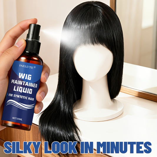 Wig Conditioning Mist Spray - Detangle And Smooth with Shine - Dry Rough Look - Anti-Frizz End - Light Mist, No Heavy Feel - for Synthetic And Wigs, Straight Curly Long Short Daily Styling